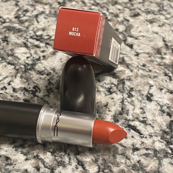 MAC Satin Mocha #813 Lipstick Brand NEW - Picture 3 of 7